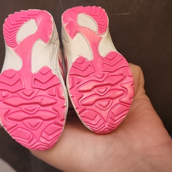 18in doll White and Pink Sneakers - Picture 3 of 4